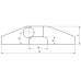 Сменная рамка для измерений глубины, ширина 75 мм 75mm width for 100, 150, 200mm Range | 050083-10