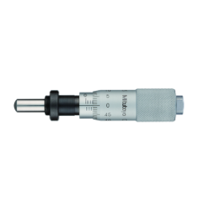 Micrometer Head, Carbide Tipped Spindle Standard Type, 0-15mm, 0,01mm, Spherical, with Clamp Nut | 149-802-10