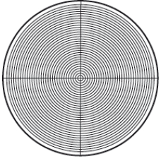 Визирная сетка для TM Concentric Circles (4 mm, P=0,05 mm) | 176-111