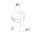 Swivel receiver with straight pin opti-fix series | K550847