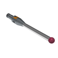 Stylus 5-way stylus ruby ball Ø2,0mm carbide stem Ø1,5mm,  base stainless steel Ø3,0mm, L 30,0mm, ML 10,75mm, ML1 16,5mm | K650449