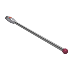 Stylus M3 ruby ball Ø3,0mm carbide stem Ø2,0mm, base stainless steel Ø4,0mm L 50,0mm, ML 42,5mm | K651132