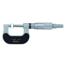 Disc Micrometer, Non-Rotating Spindle 0-25mm, Full Faced, D=14,3mm | 169-101-10