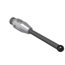 Stylus M3 diamond coated ball 2,05mm carbide  Ø1,5mm, stainless steel base Ø4mm, L20mm, ML12,5mm | K650246