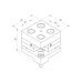 XYZ adjustment unit multiflexprofile  CMM fixtures, multiflexprofile series | K551122