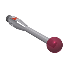 Stylus M3 ruby ball Ø5,0mm carbide stem Ø2,0mm, base stainless steel Ø4,0mm L 21,0mm, ML 21,0mm | K651116