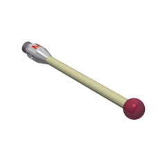 Stylus M3 ruby ball Ø4,0mm ceramic stem Ø2,0mm, base stainless steel Ø4,0mm L 30,0mm, ML 27,0mm | K651140