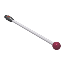 Stylus M3 ruby ball Ø5,0mm ceramic stem Ø2,5mm, base stainless steel Ø4,0mm L 50,0mm, ML 50,0mm | K651145