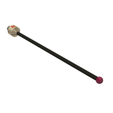 Stylus M5 ruby ball ø5,0mm Stylus M5, ruby ball Ø5mm, carbon fibre stem Ø3mm, titanium base Ø10mm, L100mm, ML91,5mm | K651710